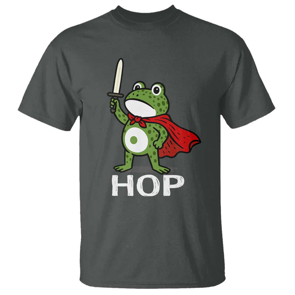 Resist Frog With Sword T Shirt No Kings Portland Protest Saves America TS10 Dark Heather Print Your Wear