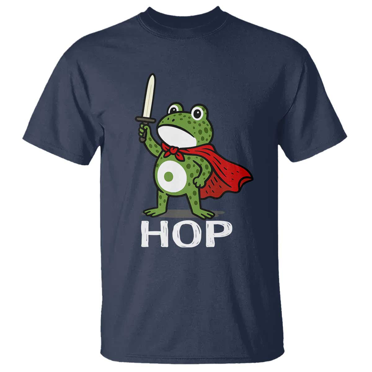 Resist Frog With Sword T Shirt No Kings Portland Protest Saves America TS10 Navy Print Your Wear
