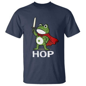 Resist Frog With Sword T Shirt No Kings Portland Protest Saves America TS10 Navy Print Your Wear