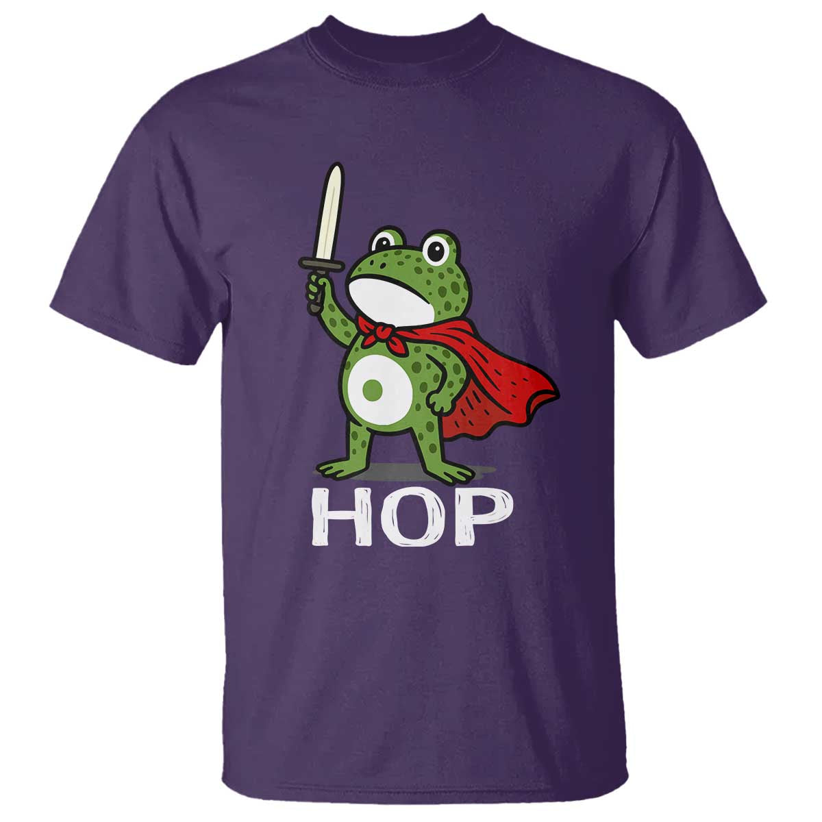 Resist Frog With Sword T Shirt No Kings Portland Protest Saves America TS10 Purple Print Your Wear