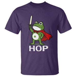 Resist Frog With Sword T Shirt No Kings Portland Protest Saves America TS10 Purple Print Your Wear
