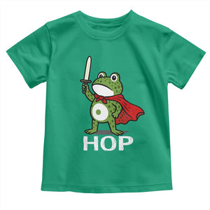 Resist Frog With Sword Toddler T Shirt No Kings Portland Protest Saves America TS10 Irish Green Print Your Wear