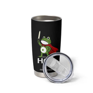 Resist Frog With Sword Tumbler Cup No Kings Portland Protest Saves America TS10 Print Your Wear