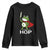 Resist Frog With Sword Youth Sweatshirt No Kings Portland Protest Saves America TS10 Black Print Your Wear