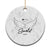 Personalized Memorial Christmas Ornament Custom Name With Angel Wings Remembrance Sympathy Gift TS10 Print Your Wear
