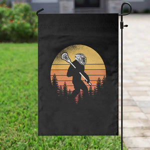 Funny Lax Bigfoot Garden Flag Retro Vintage Sasquatch Lacrosse TS10 Print Your Wear