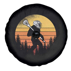 Funny Lax Bigfoot Spare Tire Cover Retro Vintage Sasquatch Lacrosse TS10 Print Your Wear
