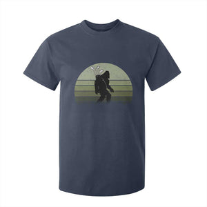 Bigfoot Golfer T Shirt For Kid Funny Sasquatch Golfing Golf Balls TS10 Navy Print Your Wear