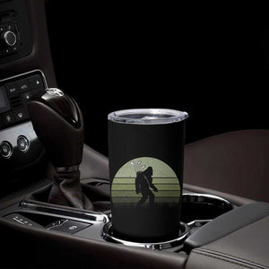 Bigfoot Golfer Tumbler Cup Funny Sasquatch Golfing Golf Balls TS10 Print Your Wear
