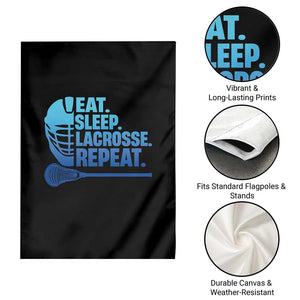 Eat Sleep Lacrosse Repeat Garden Flag Funny Lax Lover Player TS10 Print Your Wear