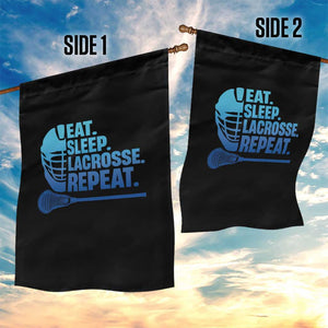 Eat Sleep Lacrosse Repeat Garden Flag Funny Lax Lover Player TS10 Print Your Wear