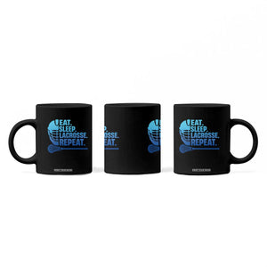 Eat Sleep Lacrosse Repeat Coffee Mug Funny Lax Lover Player TS10 Print Your Wear