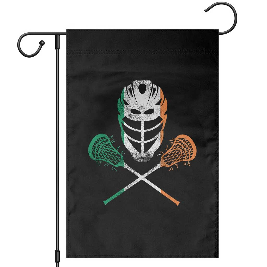 Ireland Lacrosse Garden Flag Irish Flag Ireland TS10 Black Print Your Wear