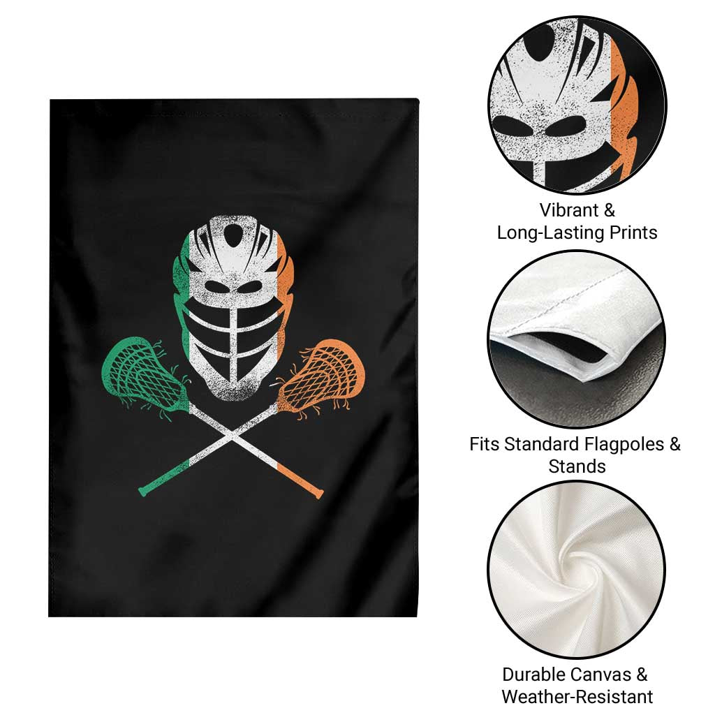 Ireland Lacrosse Garden Flag Irish Flag Ireland TS10 Print Your Wear