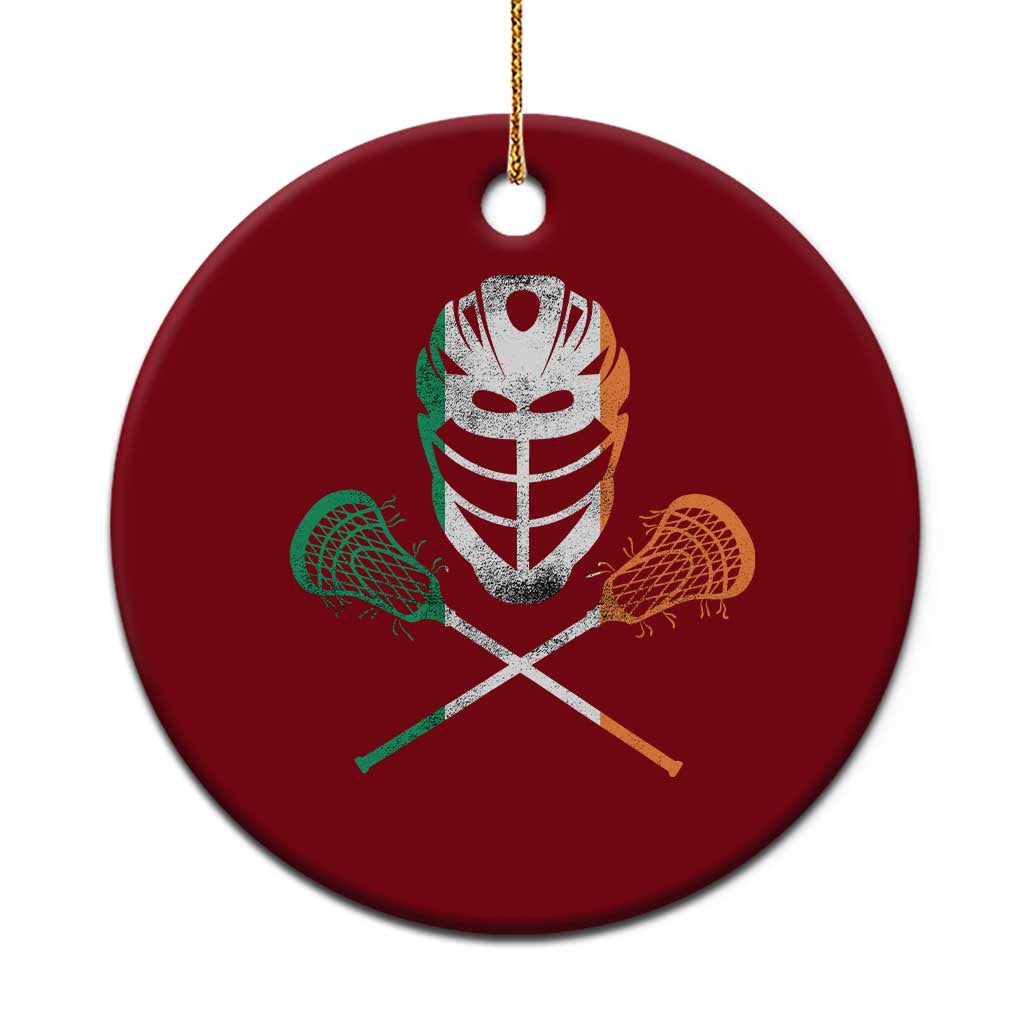 Ireland Lacrosse Ceramic Ornament Irish Flag Ireland TS10 1pc Red Print Your Wear