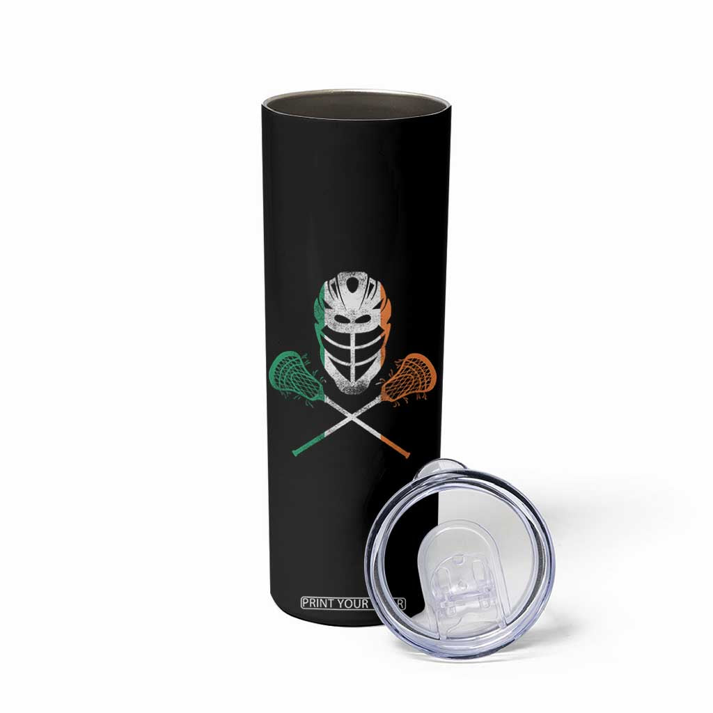 Ireland Lacrosse Skinny Tumbler Irish Flag Ireland TS10 Print Your Wear