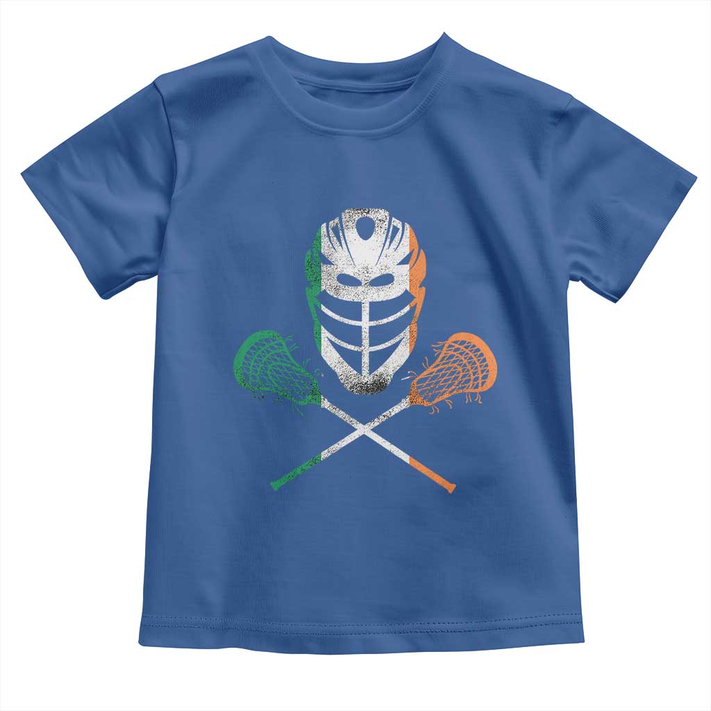 Ireland Lacrosse Toddler T Shirt Irish Flag Ireland TS10 Royal Blue Print Your Wear