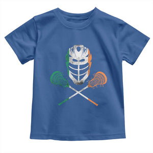 Ireland Lacrosse Toddler T Shirt Irish Flag Ireland TS10 Royal Blue Print Your Wear