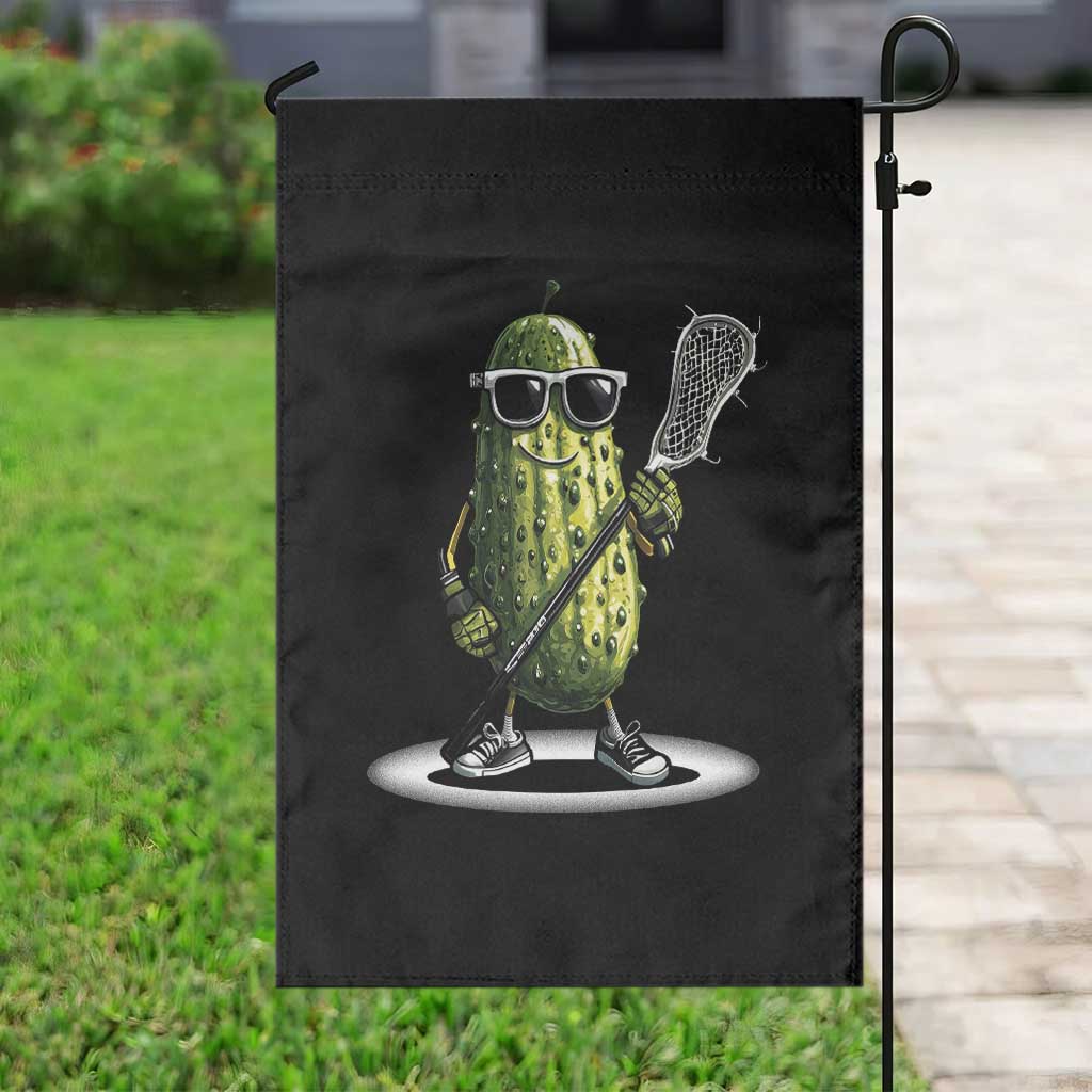 Funny Lacrosse Garden Flag Pickle Playing Lax Lover Player TS10 Print Your Wear