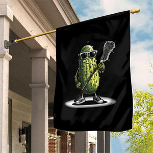 Funny Lacrosse Garden Flag Pickle Playing Lax Lover Player TS10 Print Your Wear