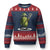 Funny Lacrosse Ugly Christmas Sweater Pickle Playing Lax Lover Player - Print Your Wear