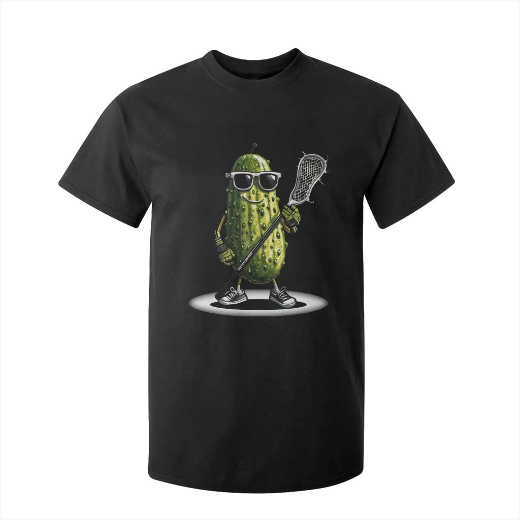 Funny Lacrosse T Shirt For Kid Pickle Playing Lax Lover Player TS10 Black Print Your Wear