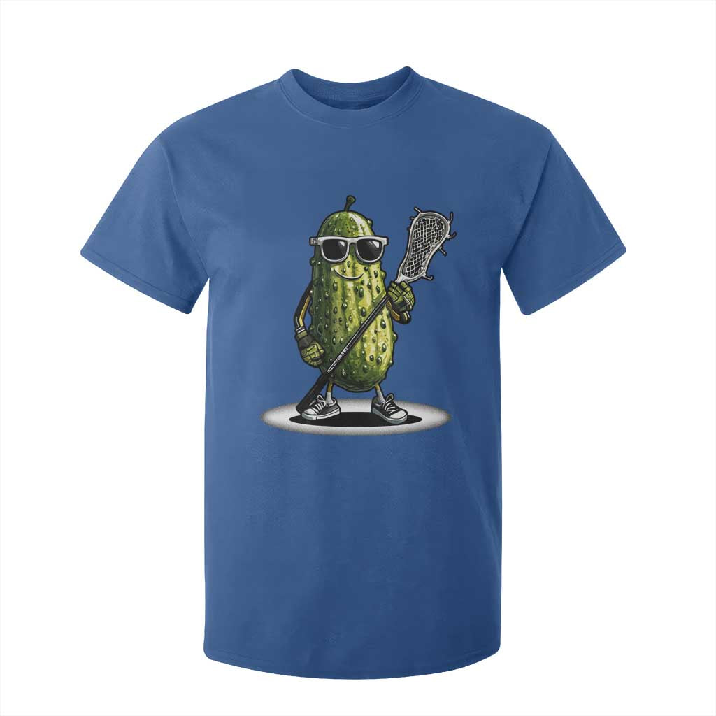 Funny Lacrosse T Shirt For Kid Pickle Playing Lax Lover Player TS10 Royal Blue Print Your Wear