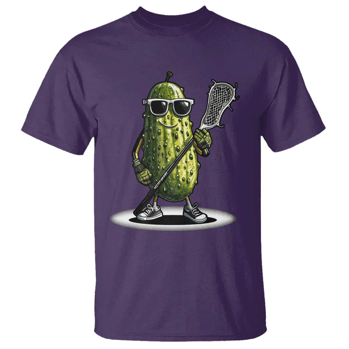 Funny Lacrosse T Shirt Pickle Playing Lax Lover Player TS10 Purple Print Your Wear