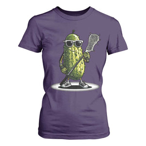 Funny Lacrosse T Shirt For Women Pickle Playing Lax Lover Player TS10 Purple Print Your Wear