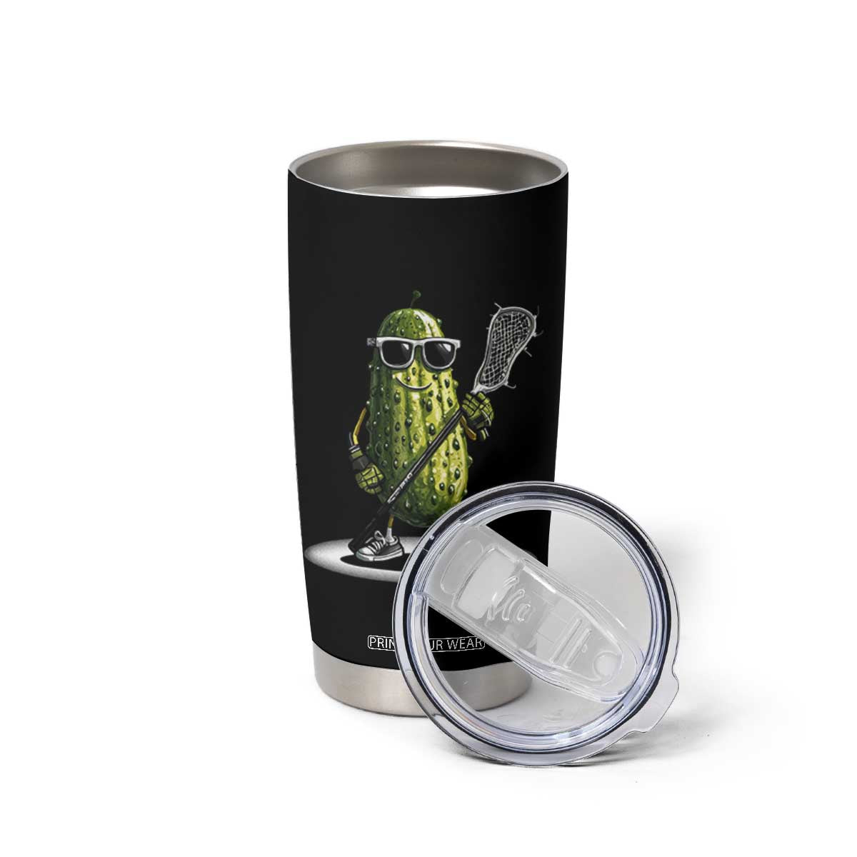 Funny Lacrosse Tumbler Cup Pickle Playing Lax Lover Player TS10 Print Your Wear