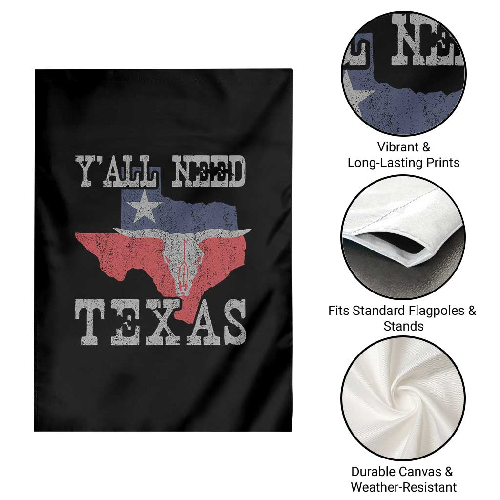 Yall Need Texas Garden Flag State Map Vintage TS10 Print Your Wear