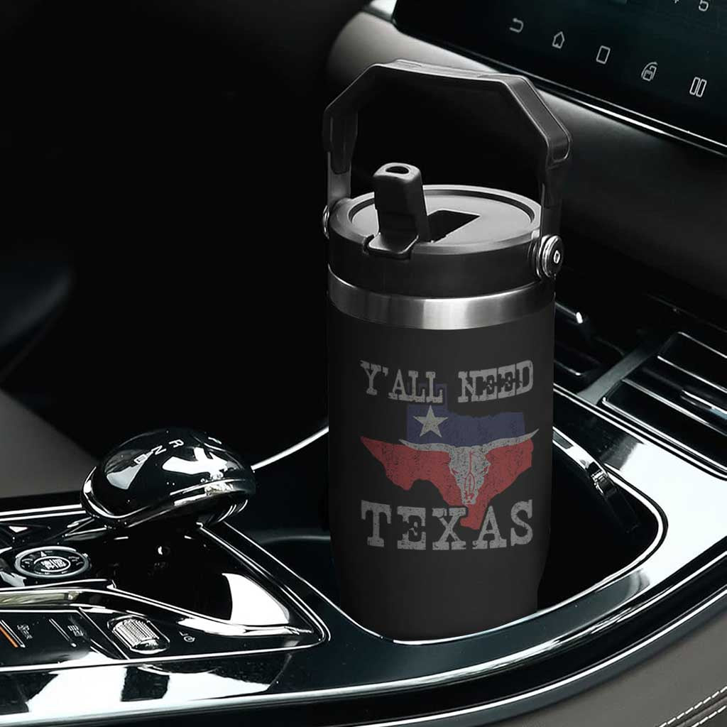 Yall Need Texas Flip Straw Tumbler State Map Vintage TS10 Print Your Wear
