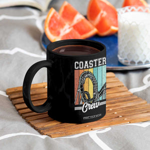 Vintage Rollercoaster Crew Coffee Mug Family Roller Coaster Amusement Park