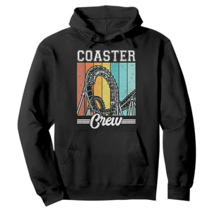 Vintage Rollercoaster Crew Hoodie Family Roller Coaster Amusement Park