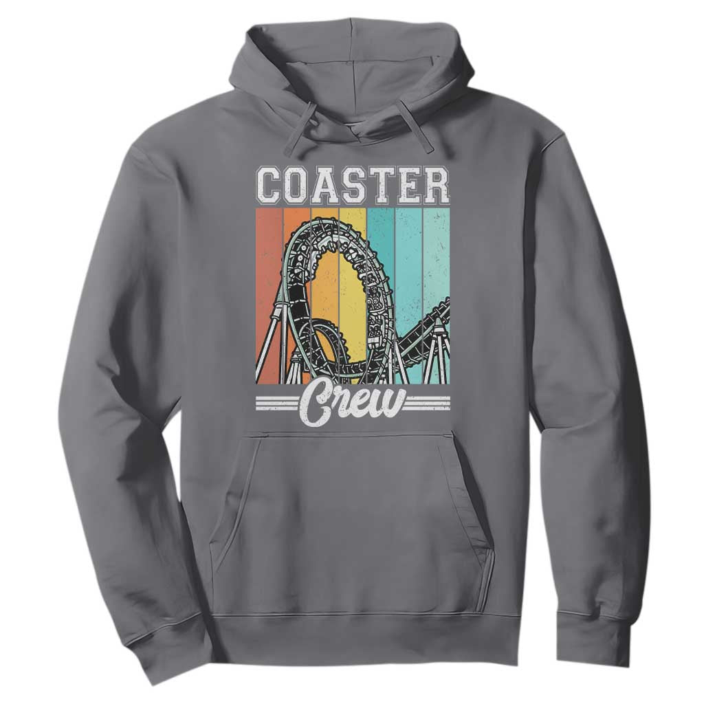 Vintage Rollercoaster Crew Hoodie Family Roller Coaster Amusement Park