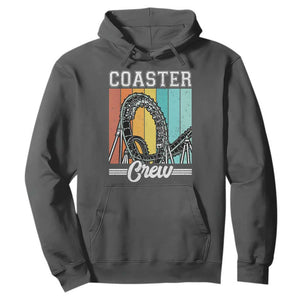 Vintage Rollercoaster Crew Hoodie Family Roller Coaster Amusement Park