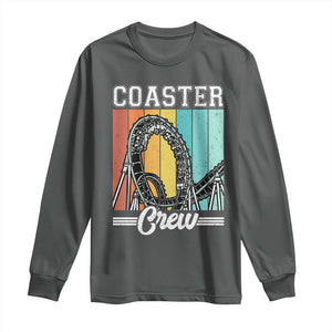 Vintage Rollercoaster Crew Long Sleeve Shirt Family Roller Coaster Amusement Park
