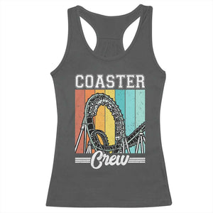 Vintage Rollercoaster Crew Racerback Tank Top Family Roller Coaster Amusement Park