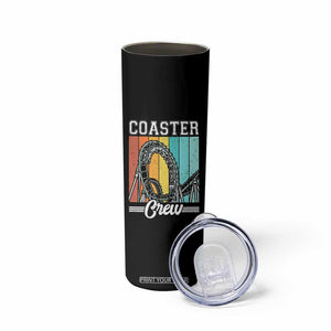 Vintage Rollercoaster Crew Skinny Tumbler Family Roller Coaster Amusement Park