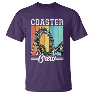 Vintage Rollercoaster Crew T Shirt Family Roller Coaster Amusement Park