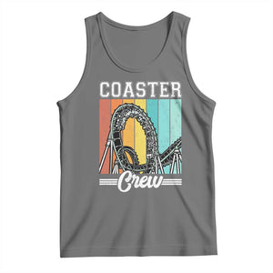 Vintage Rollercoaster Crew Tank Top Family Roller Coaster Amusement Park