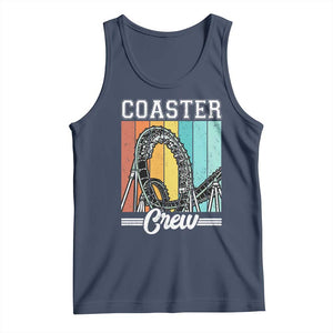 Vintage Rollercoaster Crew Tank Top Family Roller Coaster Amusement Park