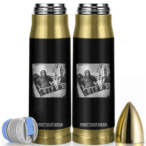 Funny Bigfoot Alien Bullet Tumbler Sasquatch UFO Coaster TS10 Black Print Your Wear