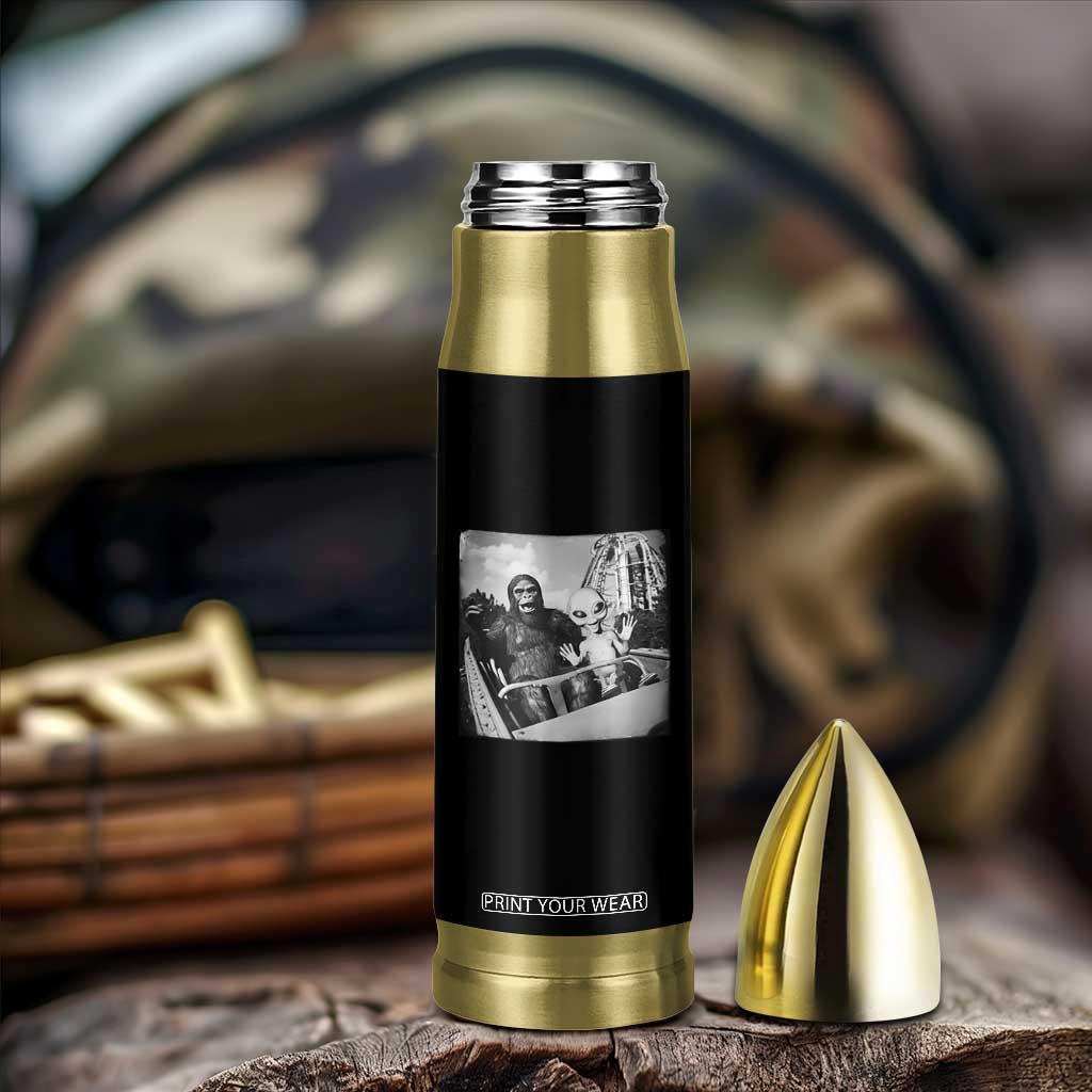 Funny Bigfoot Alien Bullet Tumbler Sasquatch UFO Coaster TS10 Print Your Wear