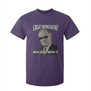 FDR Great Depression Deal With It T Shirt For Kid Funny History Meme