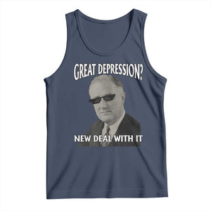 FDR Great Depression Deal With It Tank Top Funny History Meme