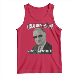 FDR Great Depression Deal With It Tank Top Funny History Meme