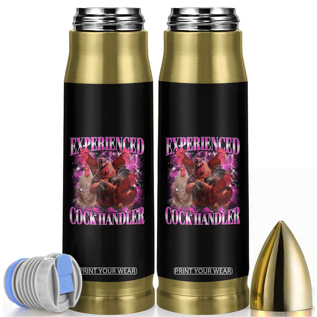 Embarrassing Adult Humor Experienced Cock Handler Inappropriate Bullet Tumbler TS10 Black Print Your Wear
