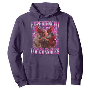 Embarrassing Adult Humor Experienced Cock Handler Inappropriate Hoodie TS10 Purple Print Your Wear