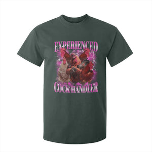 Embarrassing Adult Humor Experienced Cock Handler Inappropriate T Shirt For Kid TS10 Dark Forest Green Print Your Wear